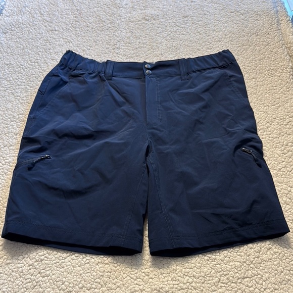 Blue Athletic Shorts with Classic Design - Picture 1 of 6